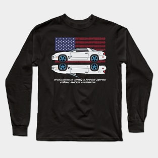 USA - Last of the breed-white combo Long Sleeve T-Shirt